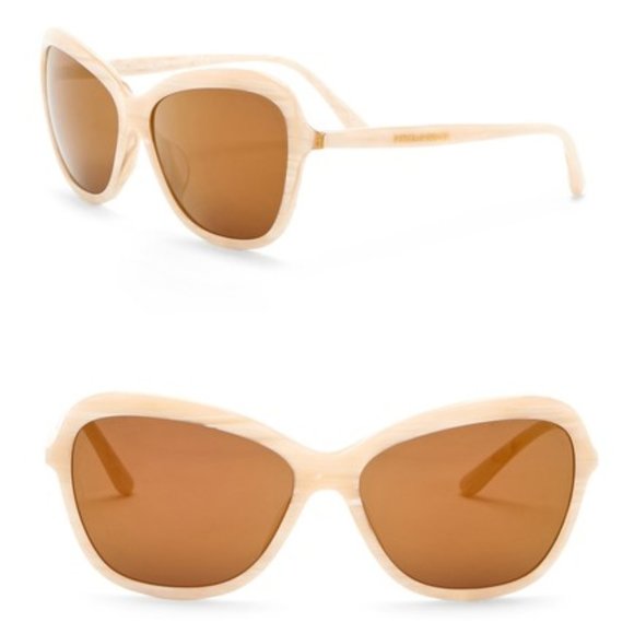 Dolce & Gabbana Accessories - Dolce & Gabbana Beige Butterfly Sunglasses NWT